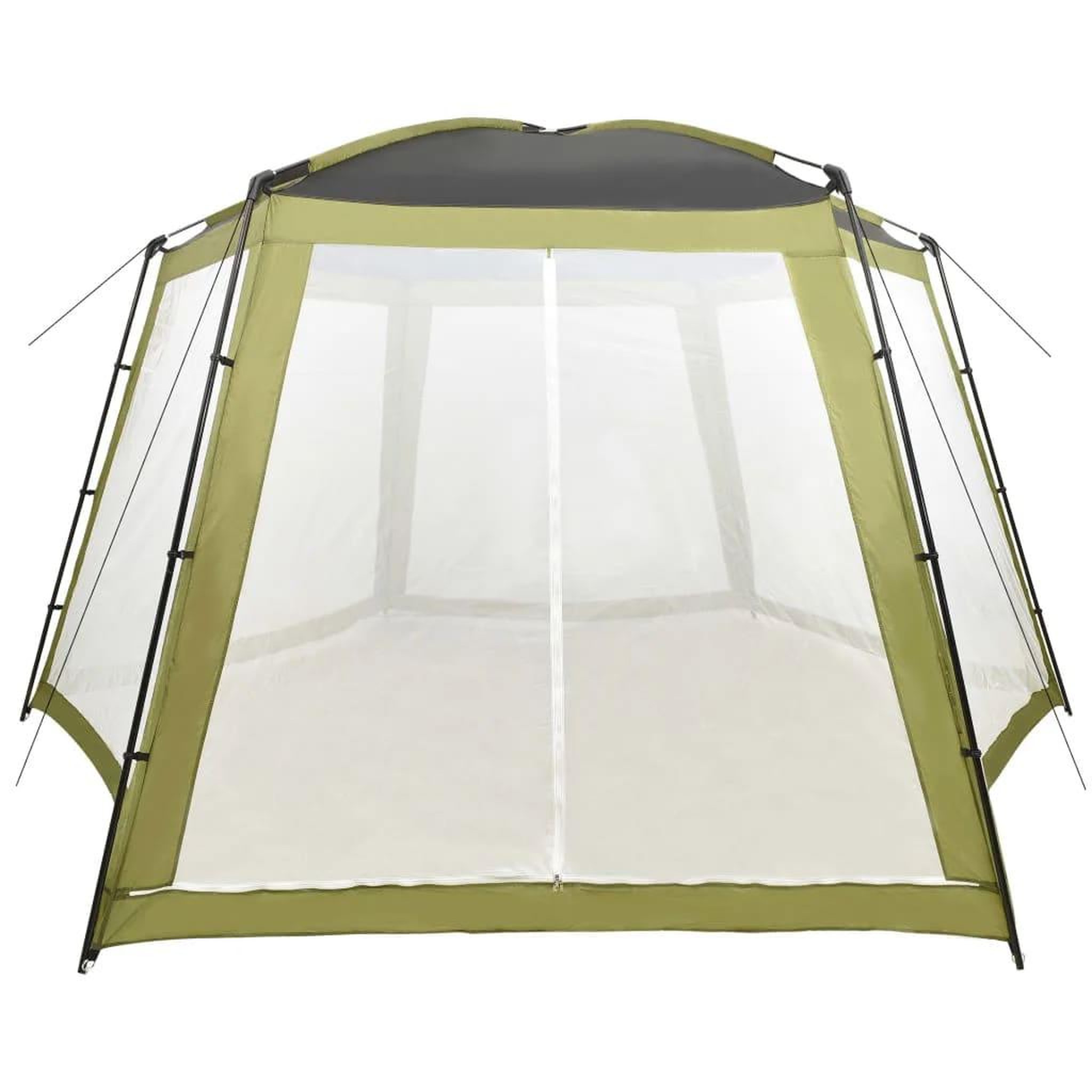 Voir la diapositive 2 : VIDAXL Tente de piscine tissu 590x520x250 cm vert