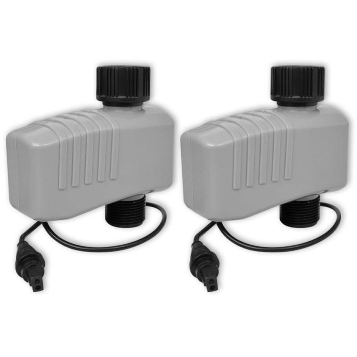 VIDAXL Minuterie automatique d'irrigation avec 4 stations 3 V