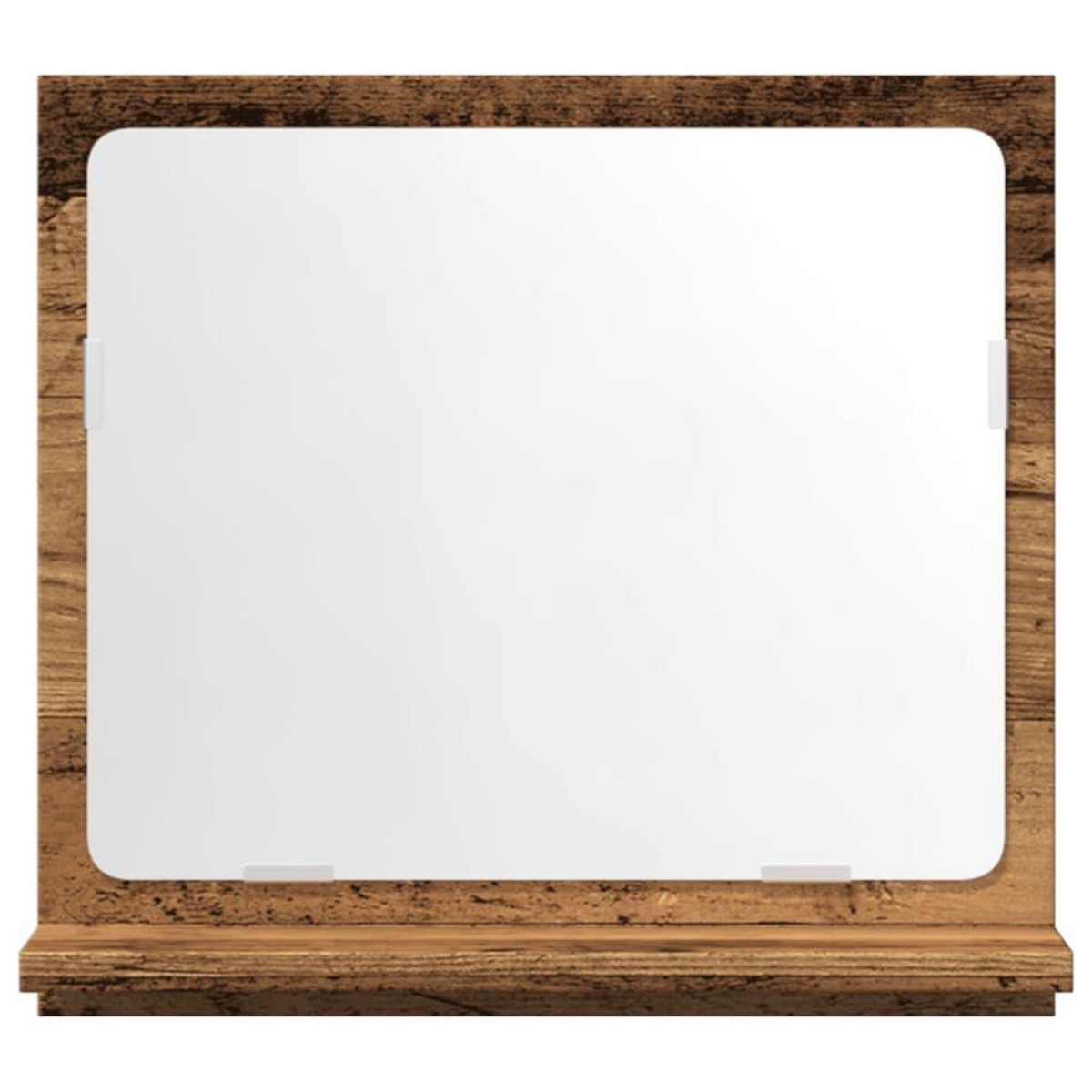 VIDAXL Armoire a miroir de salle de bain vieux bois bois d'ingenierie