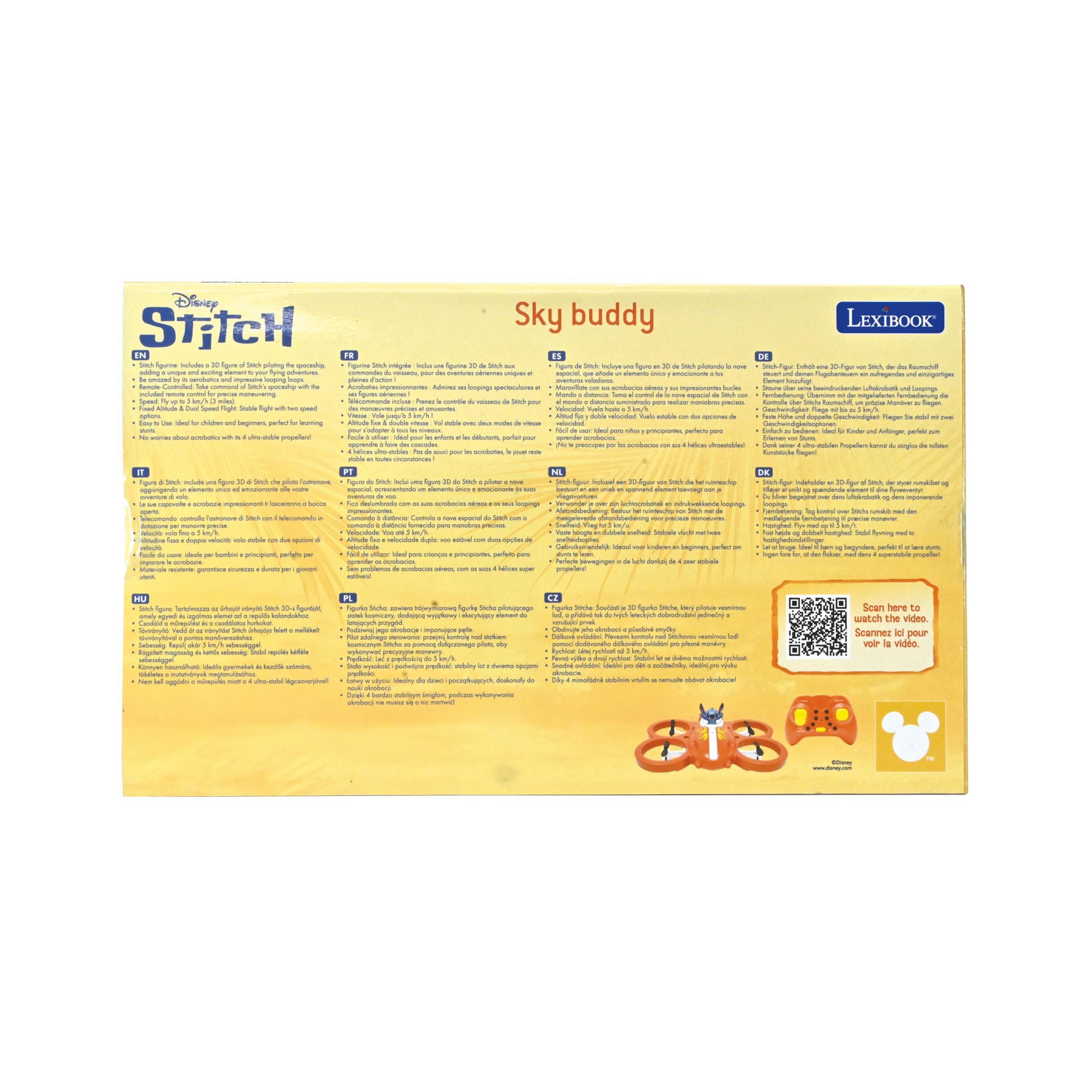 Voir la diapositive 5 : Lexibook RC Flying Stitch Volant Télécommandé