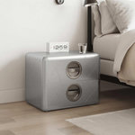 VIDAXL Table de coin avec 2 tiroirs vintage style d'aviation