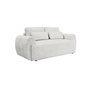 Voir la diapositive 1 : BEST MOBILIER Mahina - canapé droit 2 places - en tissu bouclette