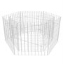 Voir la diapositive 3 : VIDAXL Lit sureleve a gabion hexagonale 100 x 90 x 50 cm