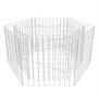 Voir la diapositive 3 : VIDAXL Lit sureleve a gabion hexagonale 100 x 90 x 50 cm