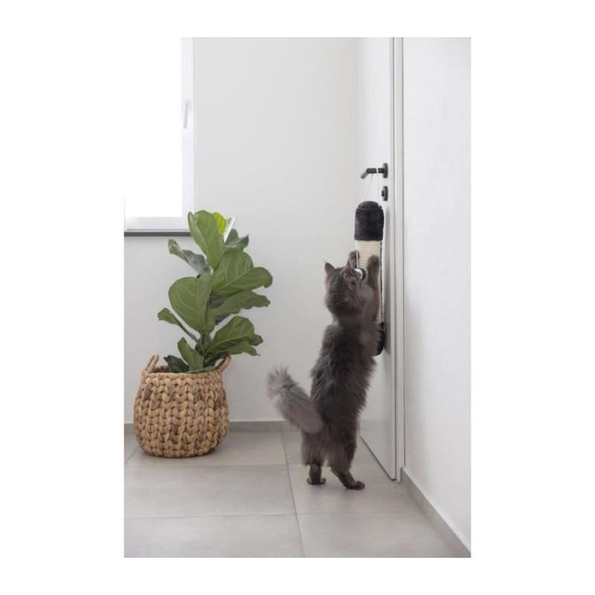 Voir la diapositive 3 : KERBL Griffoir - KERBL - Soft - Noir/blanc - 54 cm