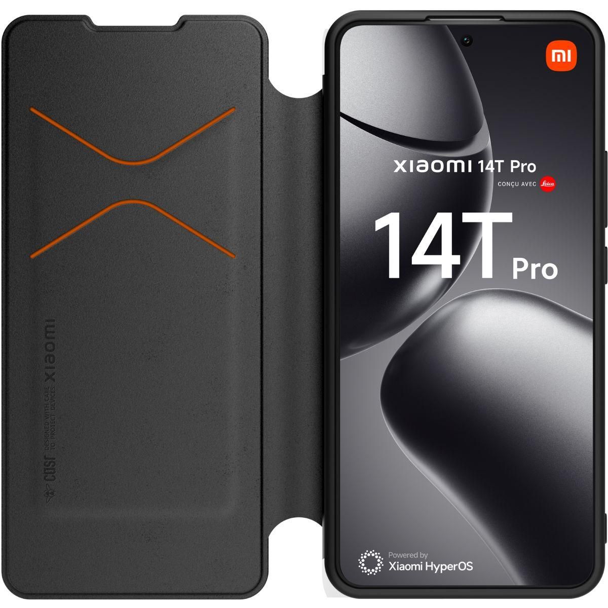 MADE FOR XIAOMI Etui avec cordon Xiaomi 14T PRO Premium Noir