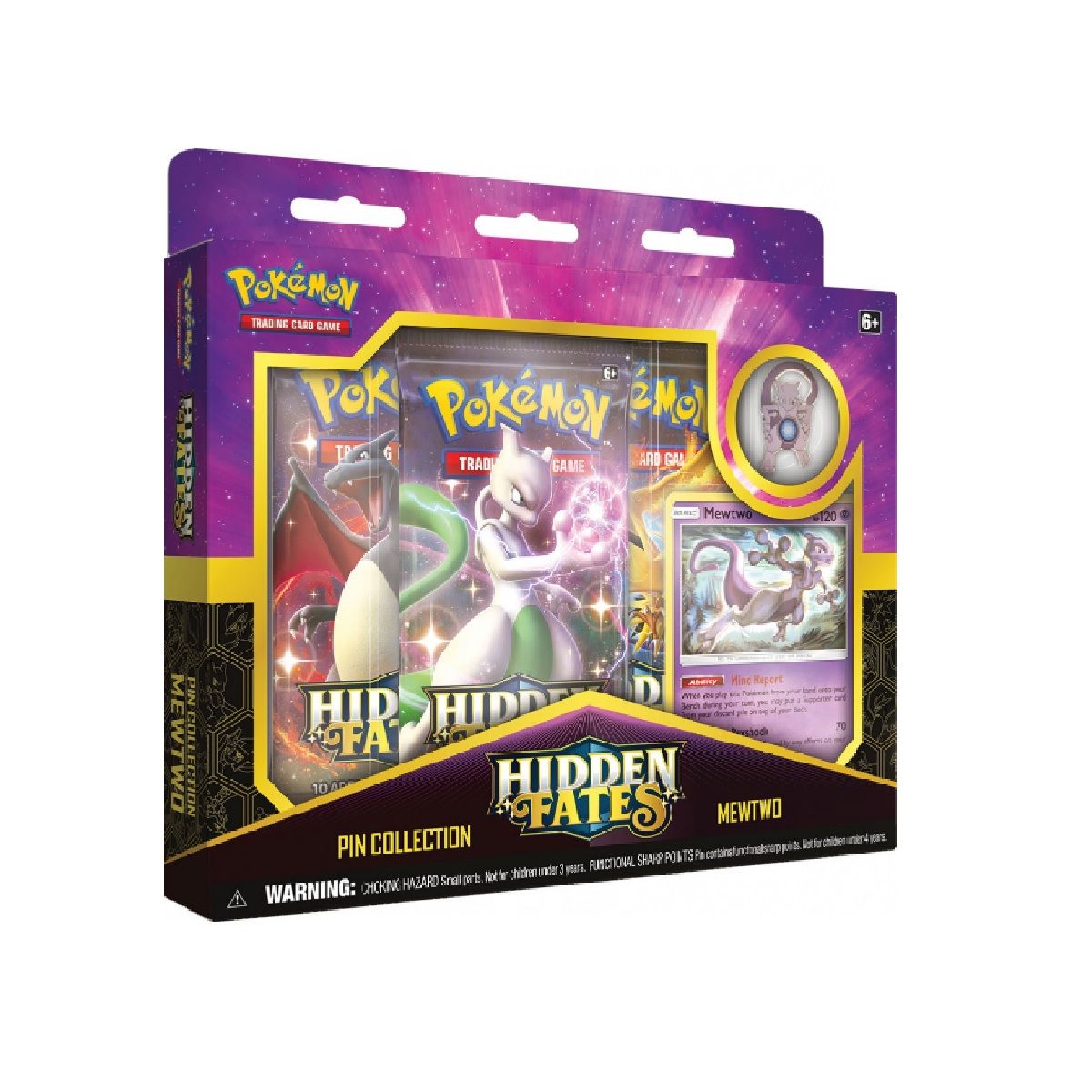 ASMODEE Coffret pin's Mewtwo - Pokémon Soleil et Lune 11