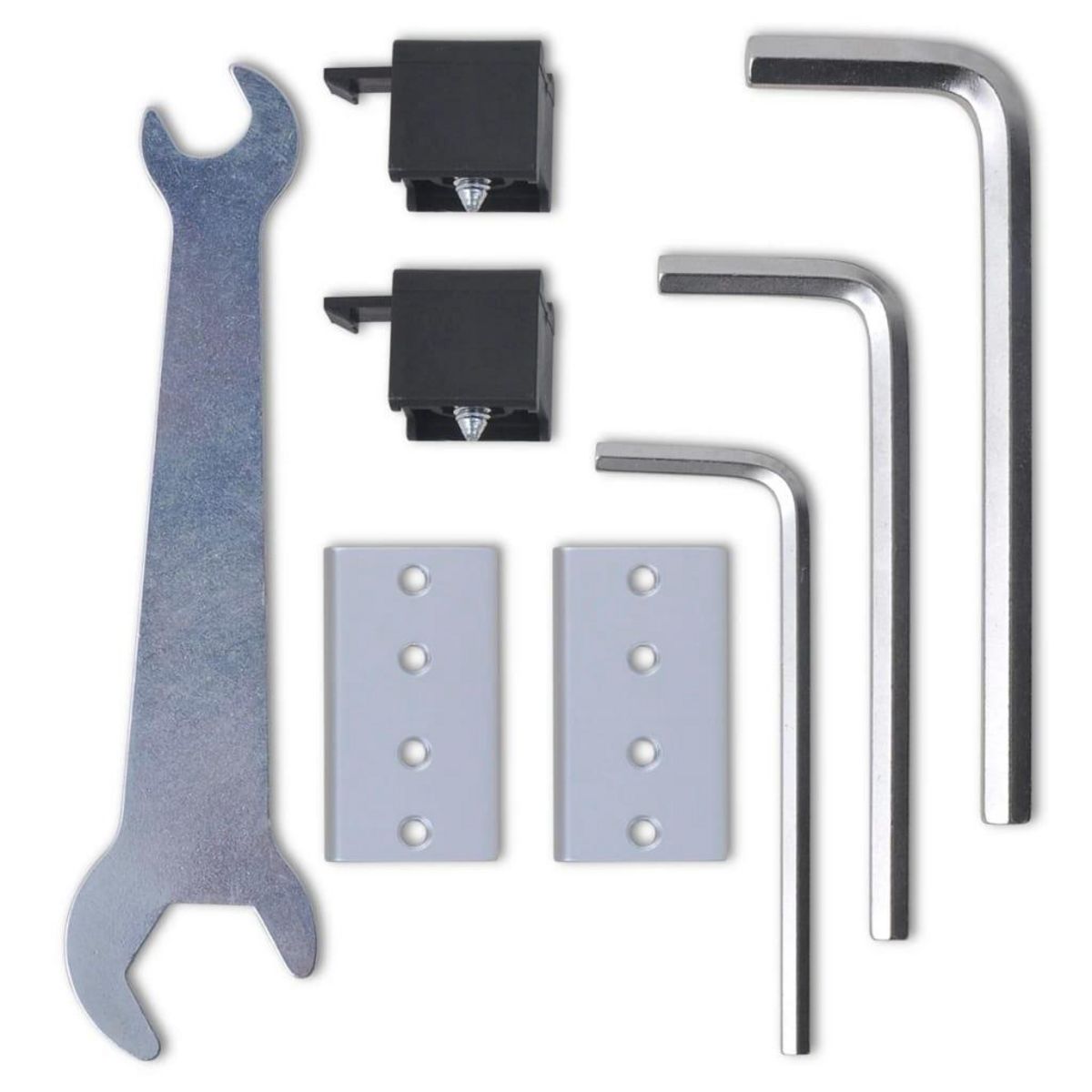 VIDAXL Porte coulissante Verre et aluminium 178 cm Argente