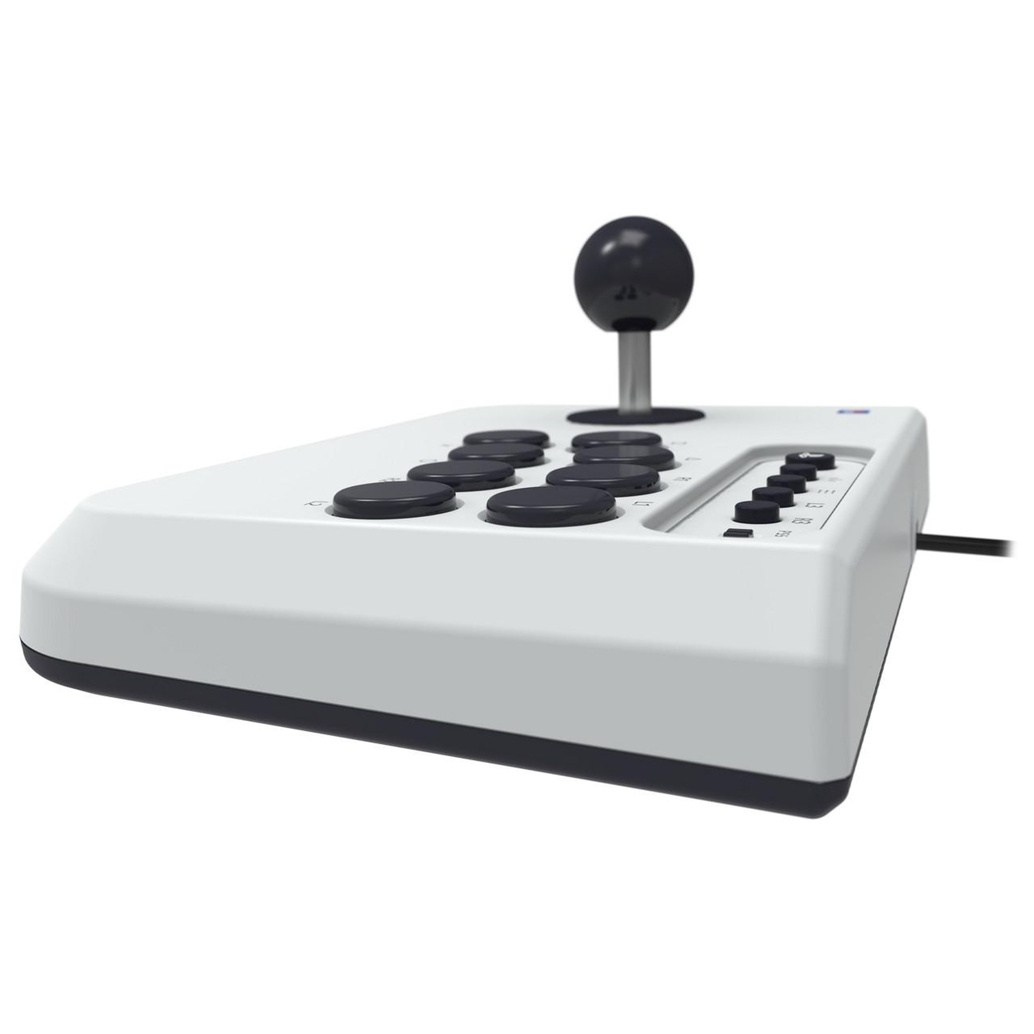 Voir la diapositive 3 : HORI Manette filaire Hori Fighting Stick Mini pour PS5 PS4 et PC Blanc Noir