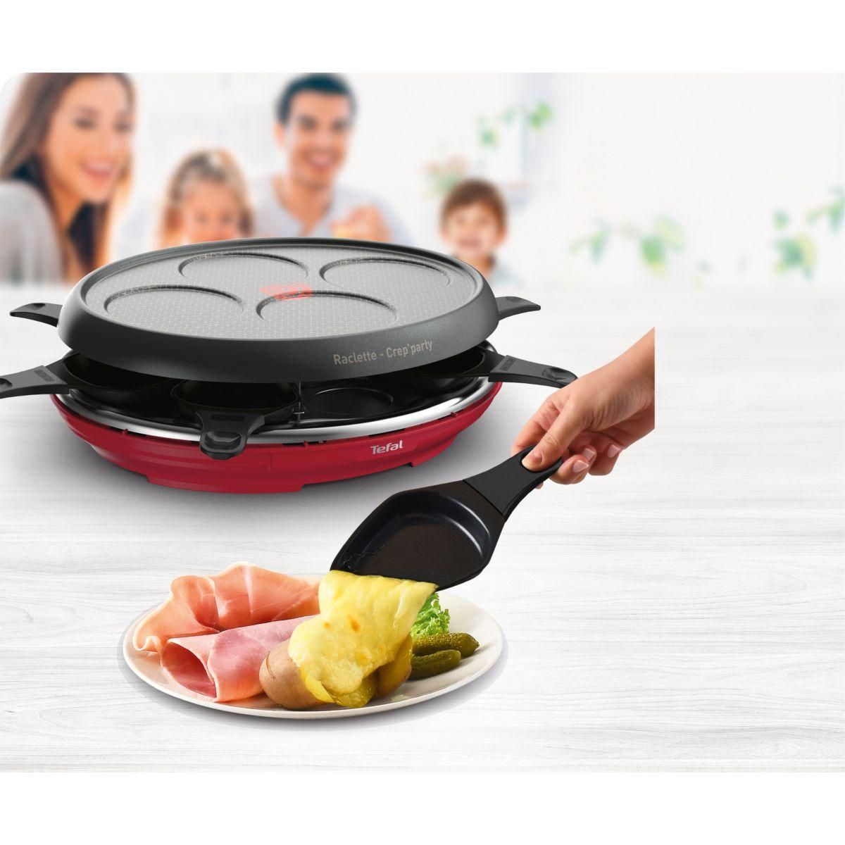 TEFAL Raclette Colormania rouge RE310512