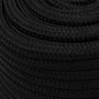 Voir la diapositive 4 : VIDAXL Corde de travail Noir 16 mm 100 m Polyester