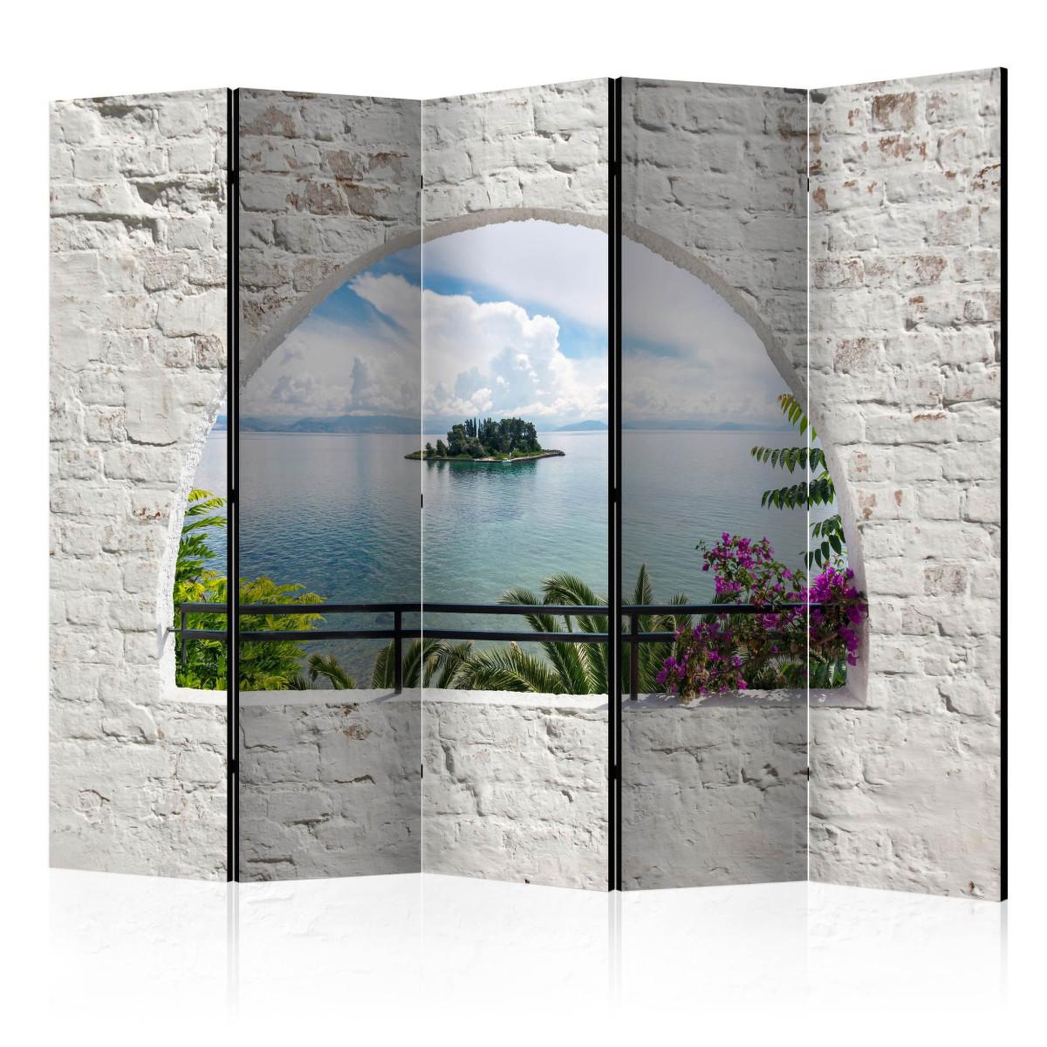 Paris Prix Paravent 5 volets  corfu island  172x225cm