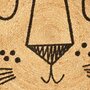 Voir la diapositive 3 : Atmosphera Kids Tapis Enfant Déco en Jute  Lion  90cm Marron