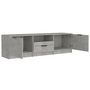 Voir la diapositive 5 : VIDAXL Meuble TV gris beton 140x35x40 cm bois d'ingenierie