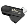 Voir la diapositive 1 : EMTEC Clé USB Emtec C280 128 Go USB Type-C