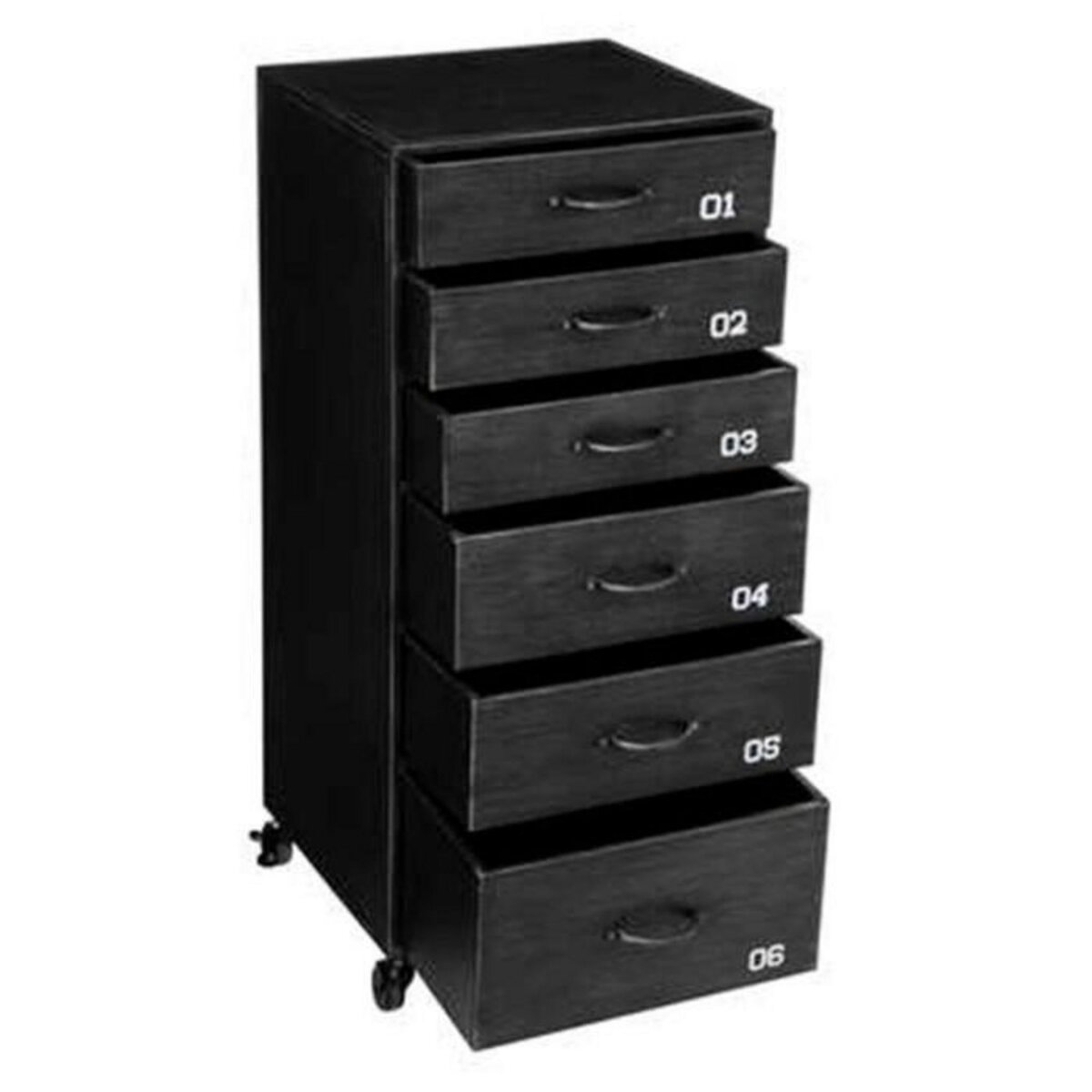 ATMOSPHERA Chiffonnier 6 Tiroirs en Métal  Sevin  96cm Gris