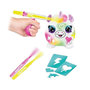 Voir la diapositive 2 : Canal Toys Canal Toys - Airbrush Plush - Mini Peluche surprise a Personnaliser avec Feutres et Pochoirs - 1-pack Néon - AIR 020