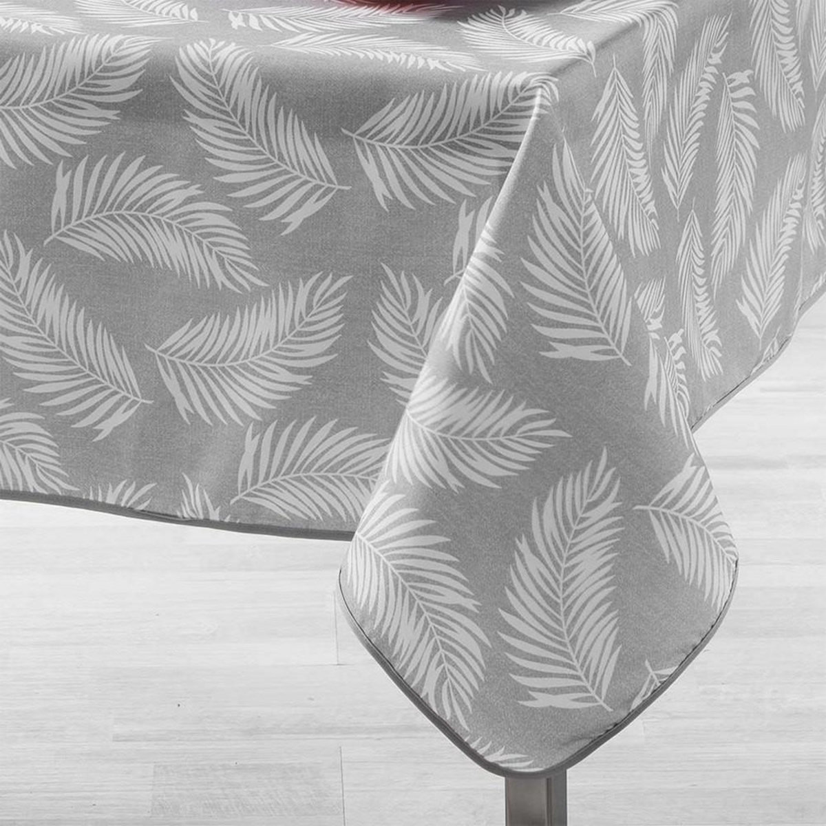 Douceur d'Intérieur Nappe rectangulaire 150x240 cm Lifette Gris