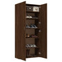 Voir la diapositive 4 : VIDAXL Armoire a chaussures Chene marron 80x35,5x180cm Bois ingenierie