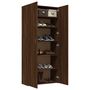 Voir la diapositive 4 : VIDAXL Armoire a chaussures Chene marron 80x35,5x180cm Bois ingenierie