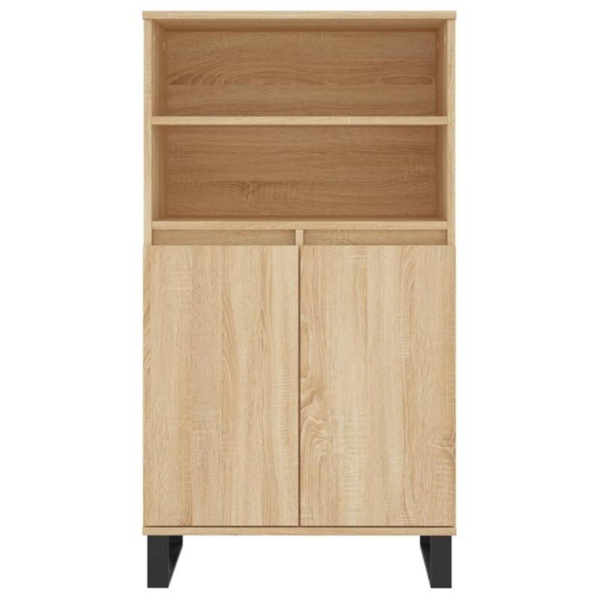 VIDAXL Buffet haut Chêne sonoma 60x36x110 cm Bois d ingénierie
