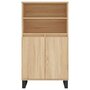 Voir la diapositive 6 : VIDAXL Buffet haut Chêne sonoma 60x36x110 cm Bois d ingénierie