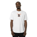 CAPSLAB T-shirt en coton homme confort avec print Dragon Ball Super Instinct. Coloris disponibles : Blanc