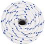 Voir la diapositive 3 : VIDAXL Corde de bateau Blanc 20 mm 50 m Polypropylene