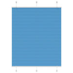 VIDAXL Store plisse bleu 105x150 cm largeur du tissu 104,4cm polyester