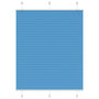 Voir la diapositive 1 : VIDAXL Store plisse bleu 105x150 cm largeur du tissu 104,4cm polyester