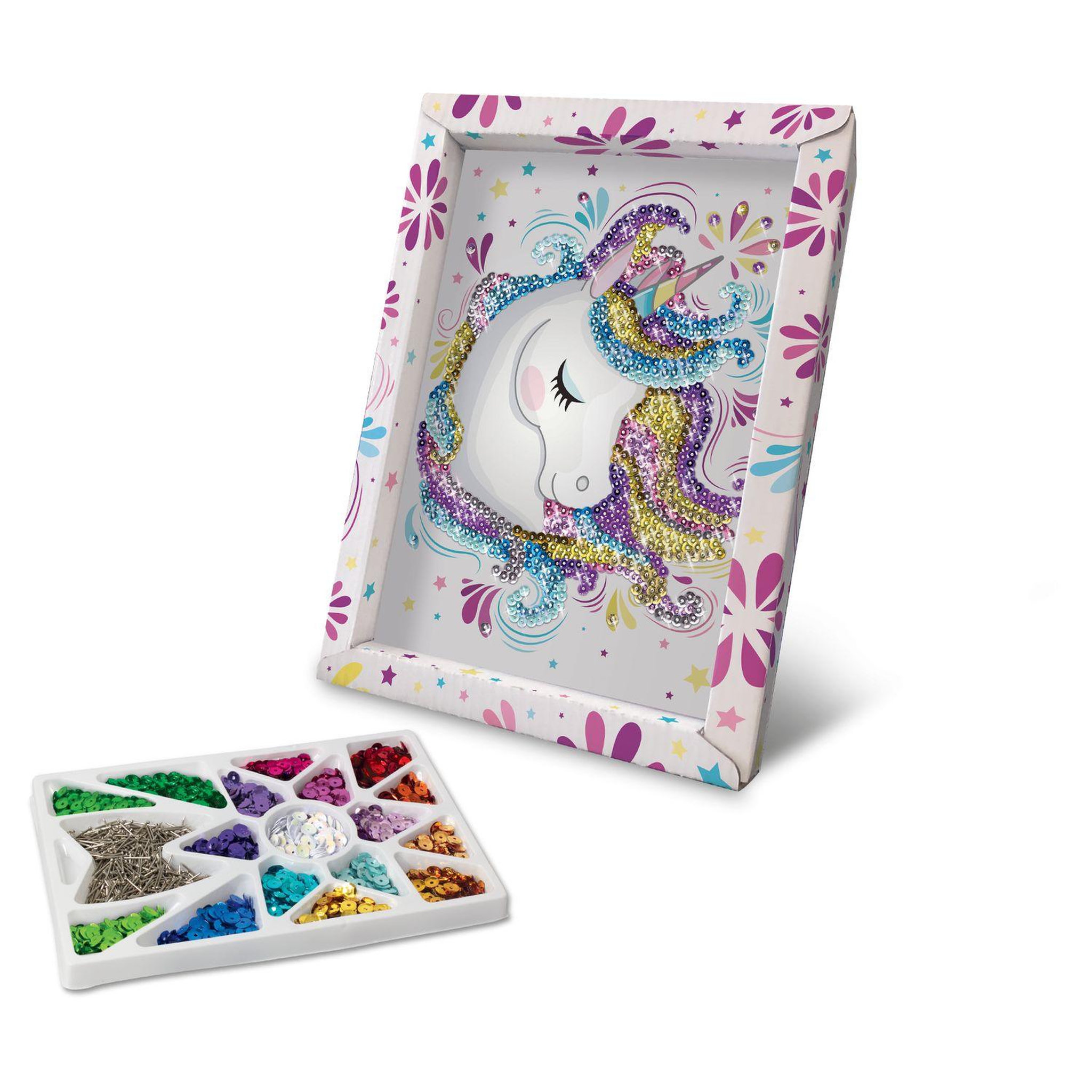 Voir la diapositive 3 : LANSAY Création Collection sequins - Licorne 
