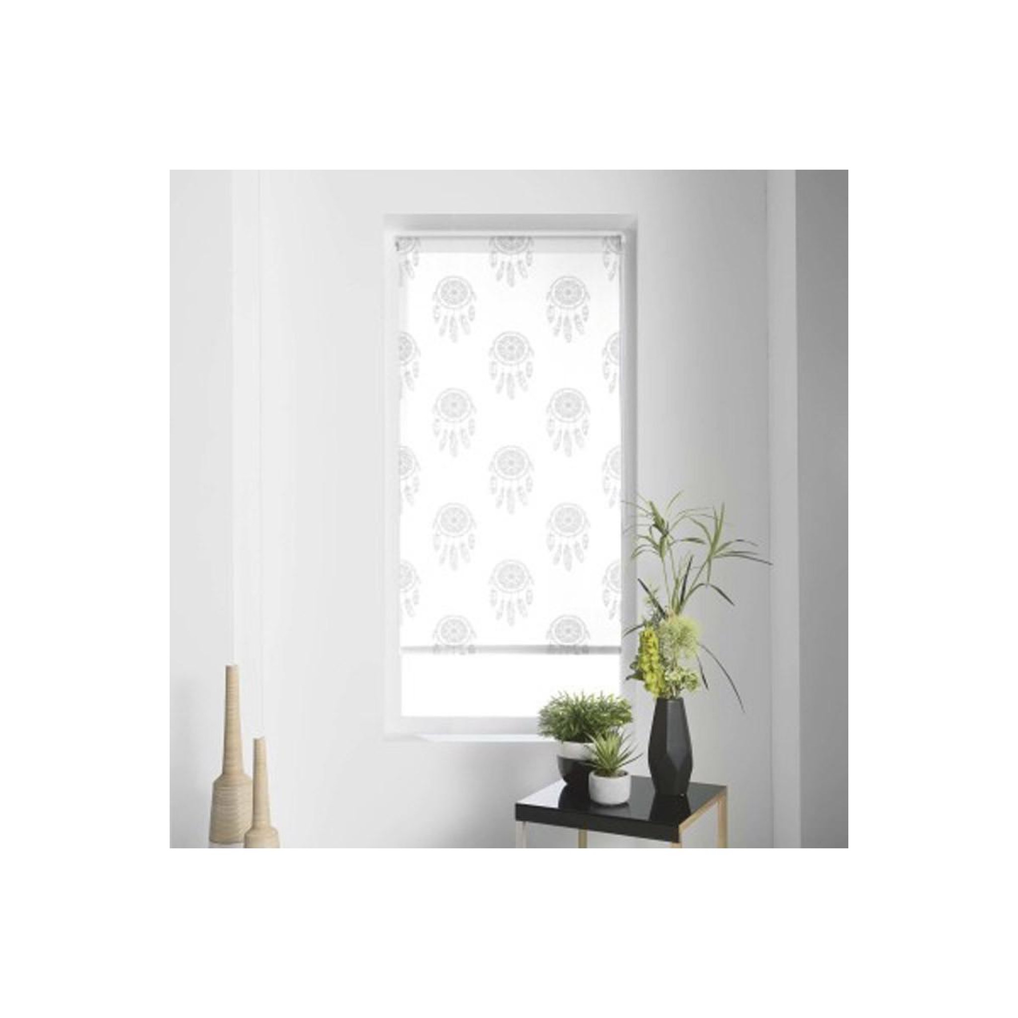 Douceur d'Intérieur Store enrouleur tamisant  kaya  90x180cm blanc