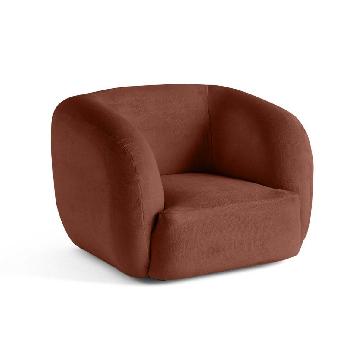 LISA DESIGN Ernee - fauteuil cocon - en velours