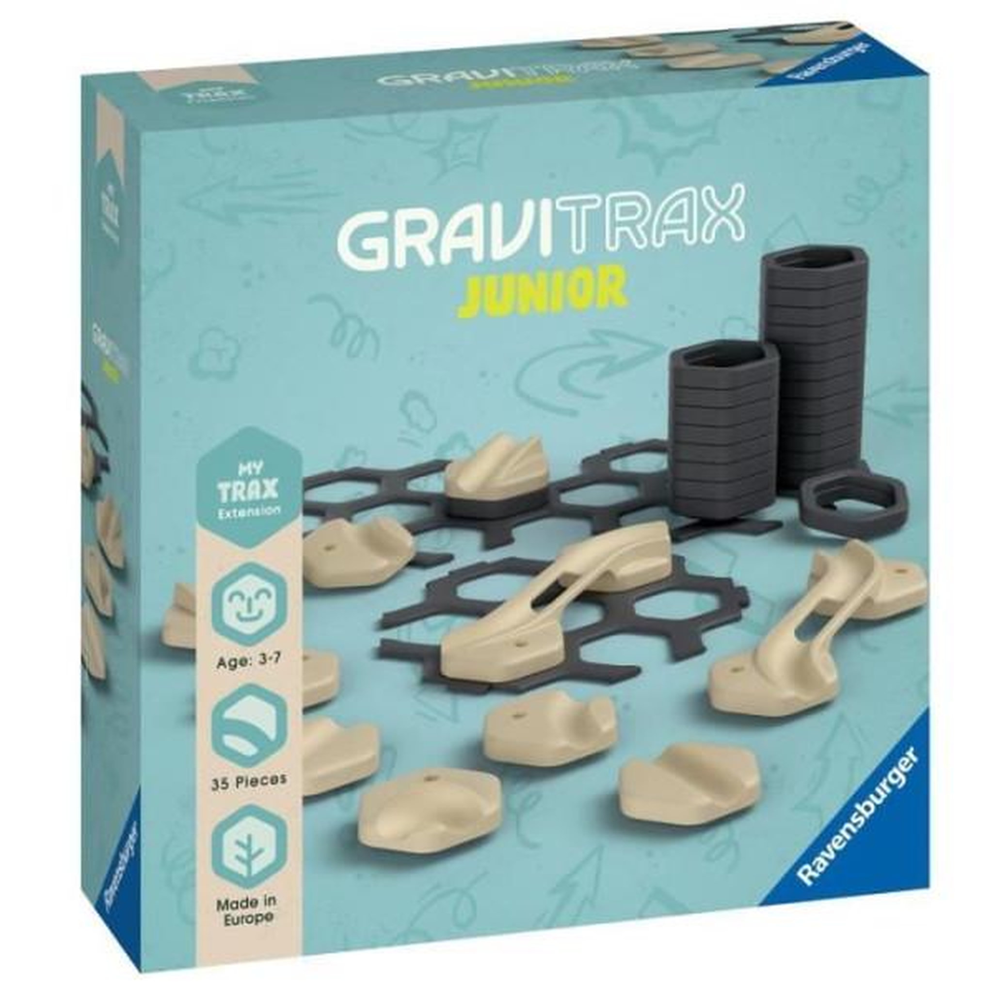 RAVENSBURGER GraviTrax JUNIOR Set d'extension Trax - 00027401 - Circuits de billes - des 3 ans