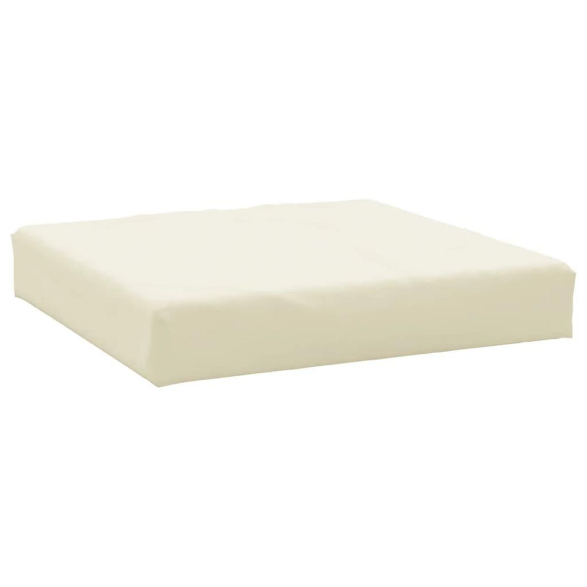 VIDAXL Coussins de palette lot de 3 blanc creme tissu oxford