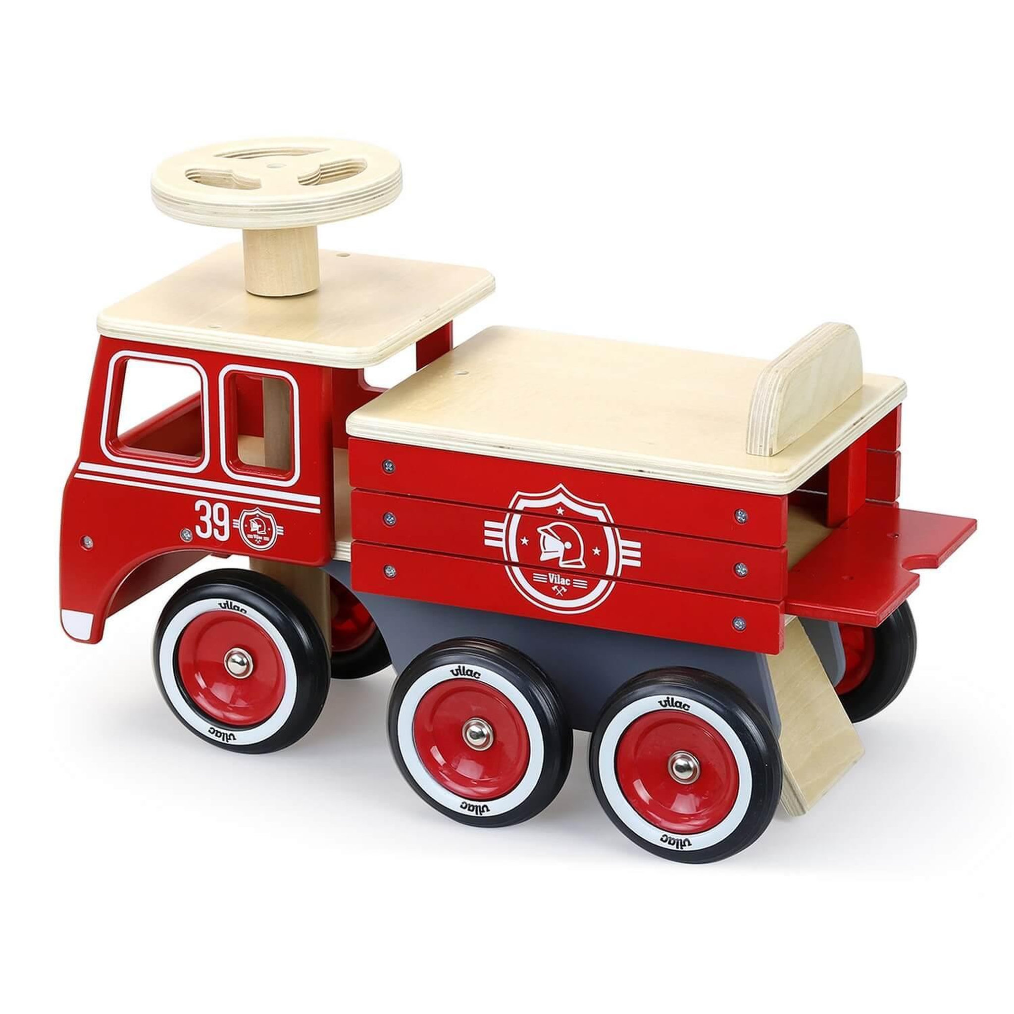 Voir la diapositive 3 : Vilac Porteur camion de pompiers