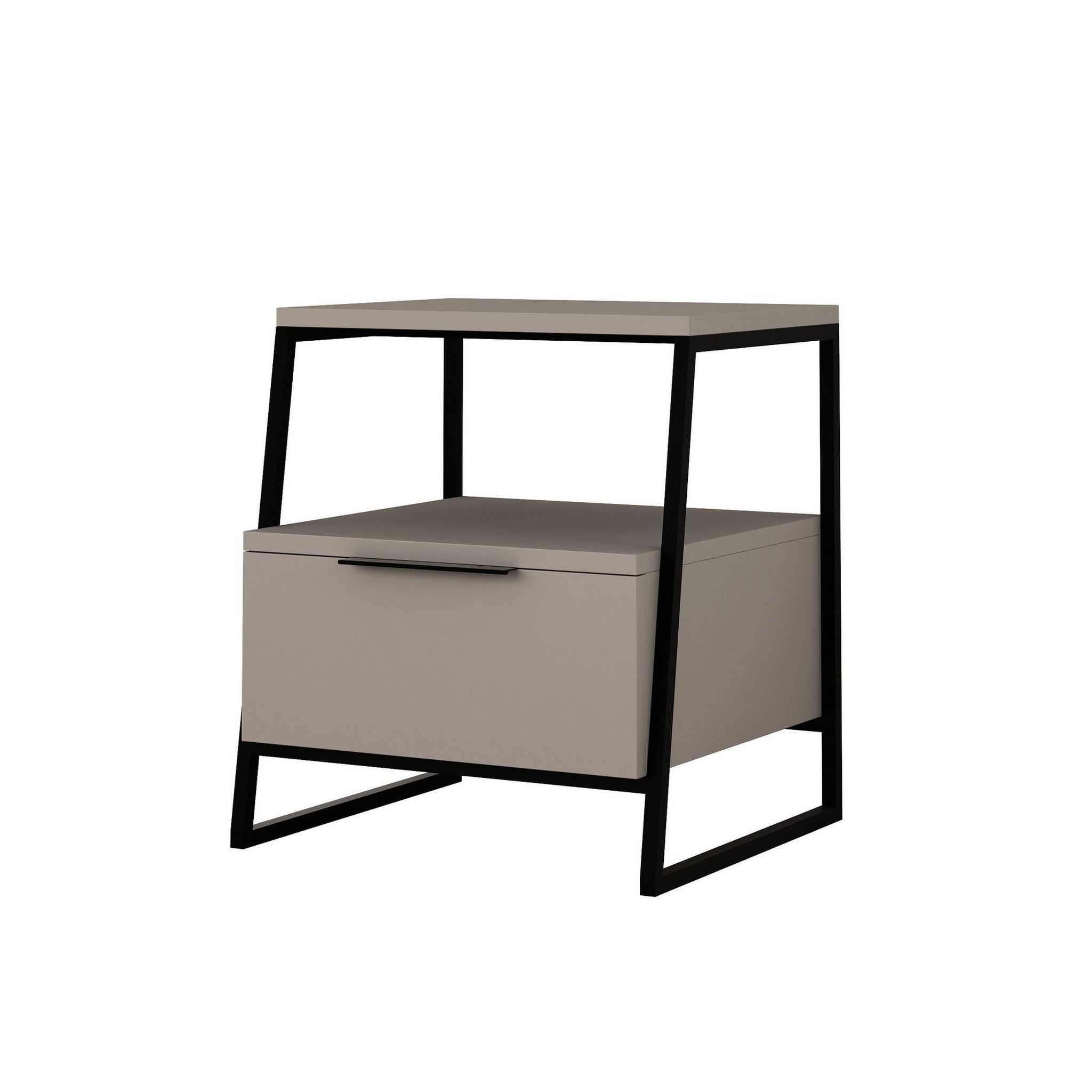 Habitat et Jardin Table de chevet en bois  Pal  - 45 x 41 x 50 cm - Moka clair