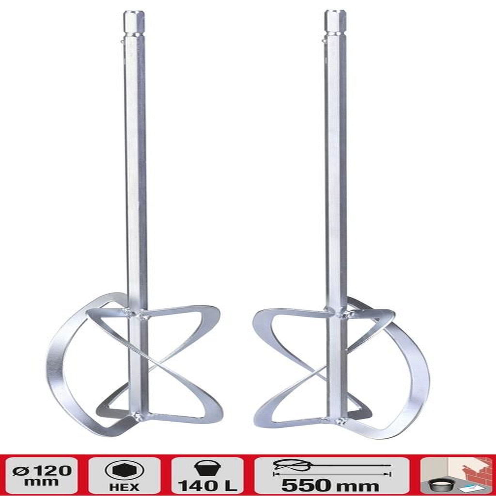 KWB Jeu de 2 mélangeurs