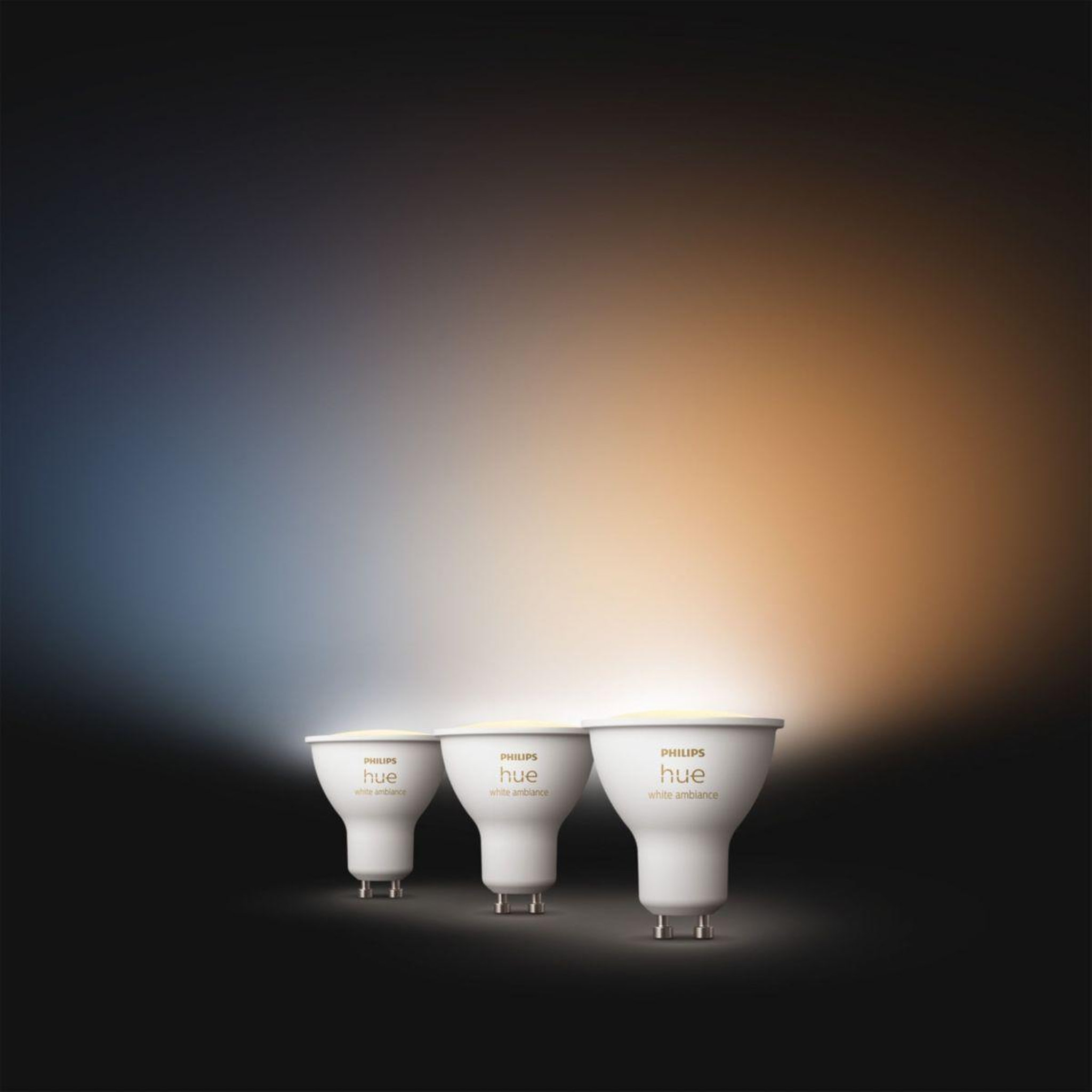 Voir la diapositive 3 : Philips Pack Pack de 3 ampoules 5W GU10 White