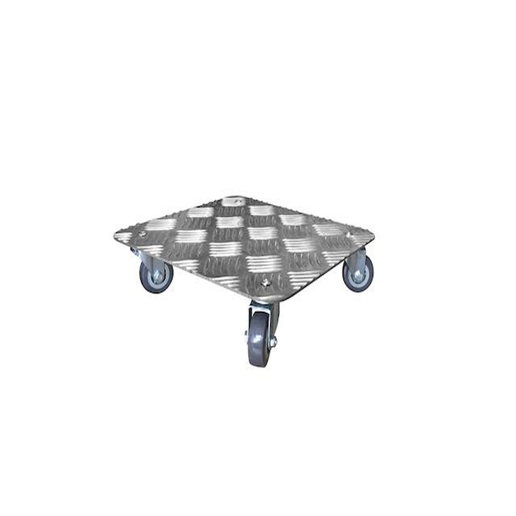 Jany Support de pots - aluminium - à roulette - 30x30 cm
