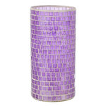 Paris Prix Vase Design  Mosaïque Ronde  30cm Mauve