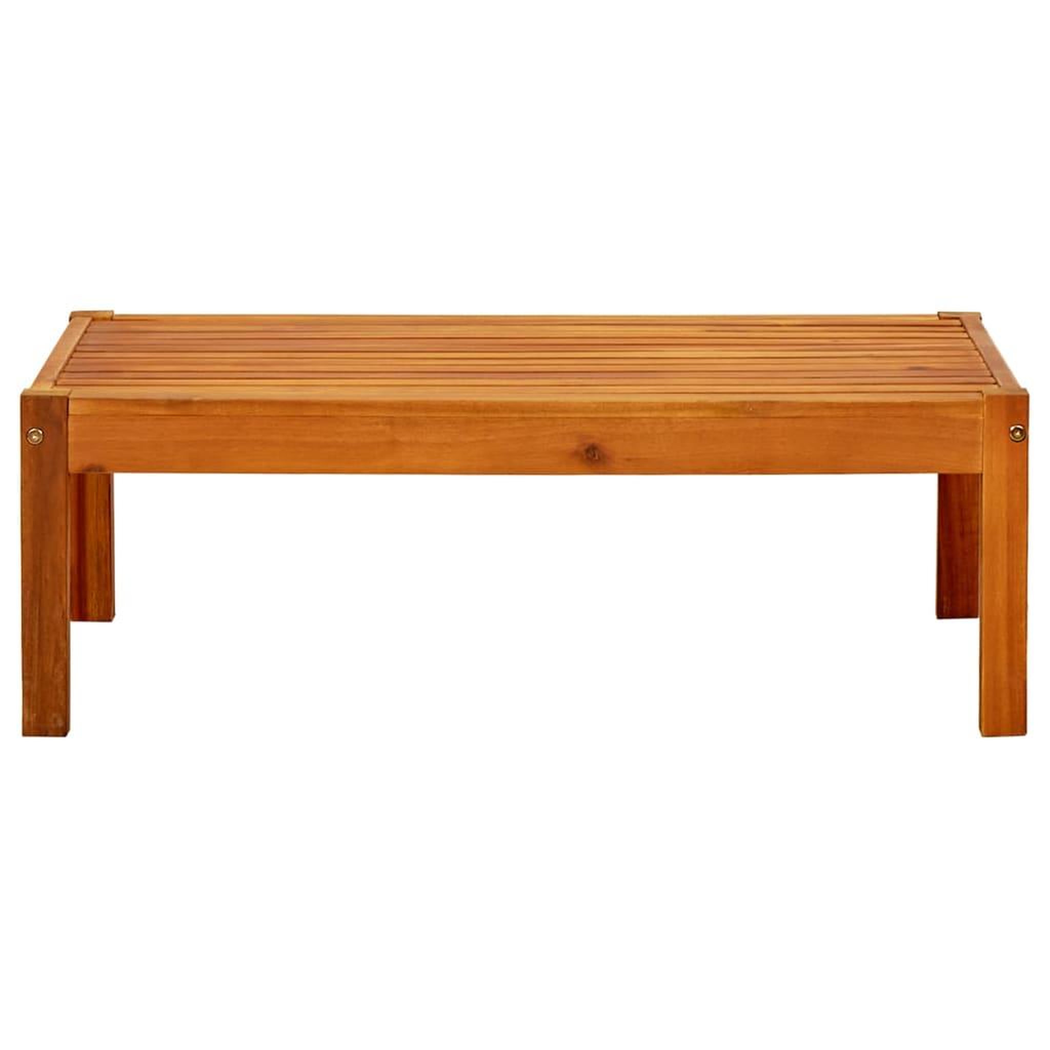 Voir la diapositive 2 : VIDAXL Table de jardin 85x57x29 cm bois d'acacia massif