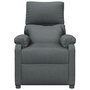 Voir la diapositive 4 : VIDAXL Fauteuil electrique de massage Gris fonce Tissu