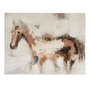 Voir la diapositive 1 : Paris Prix Toile Déco  Cheval  90x119cm Blanc & Marron