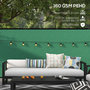 Voir la diapositive 4 : OUTSUNNY Brise-vue toile 160 g/m² renforcée avec attaches et œillets dim. 15,25L x 1,75H m