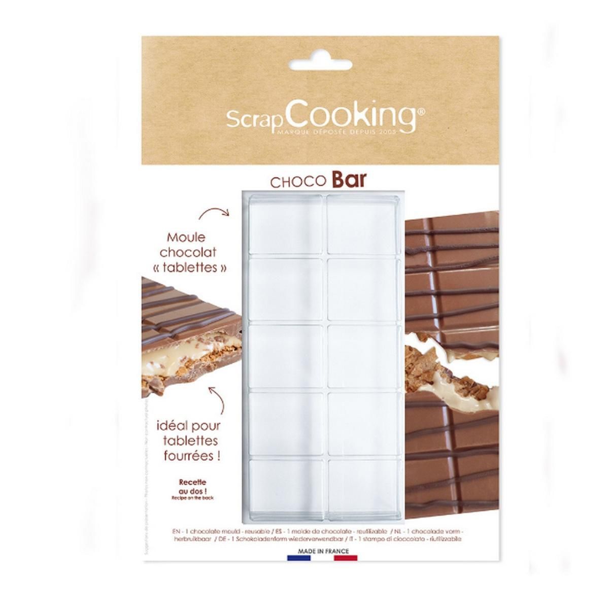 SCRAPCOOKING Moule tablette chocolat semi-rigide - 6761