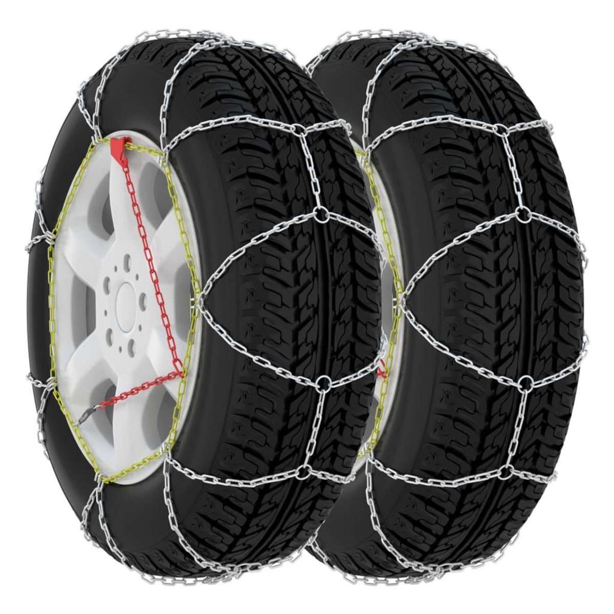 VIDAXL Chaînes antiderapantes 2 pcs 16 mm VUS 4x4 Taille 400