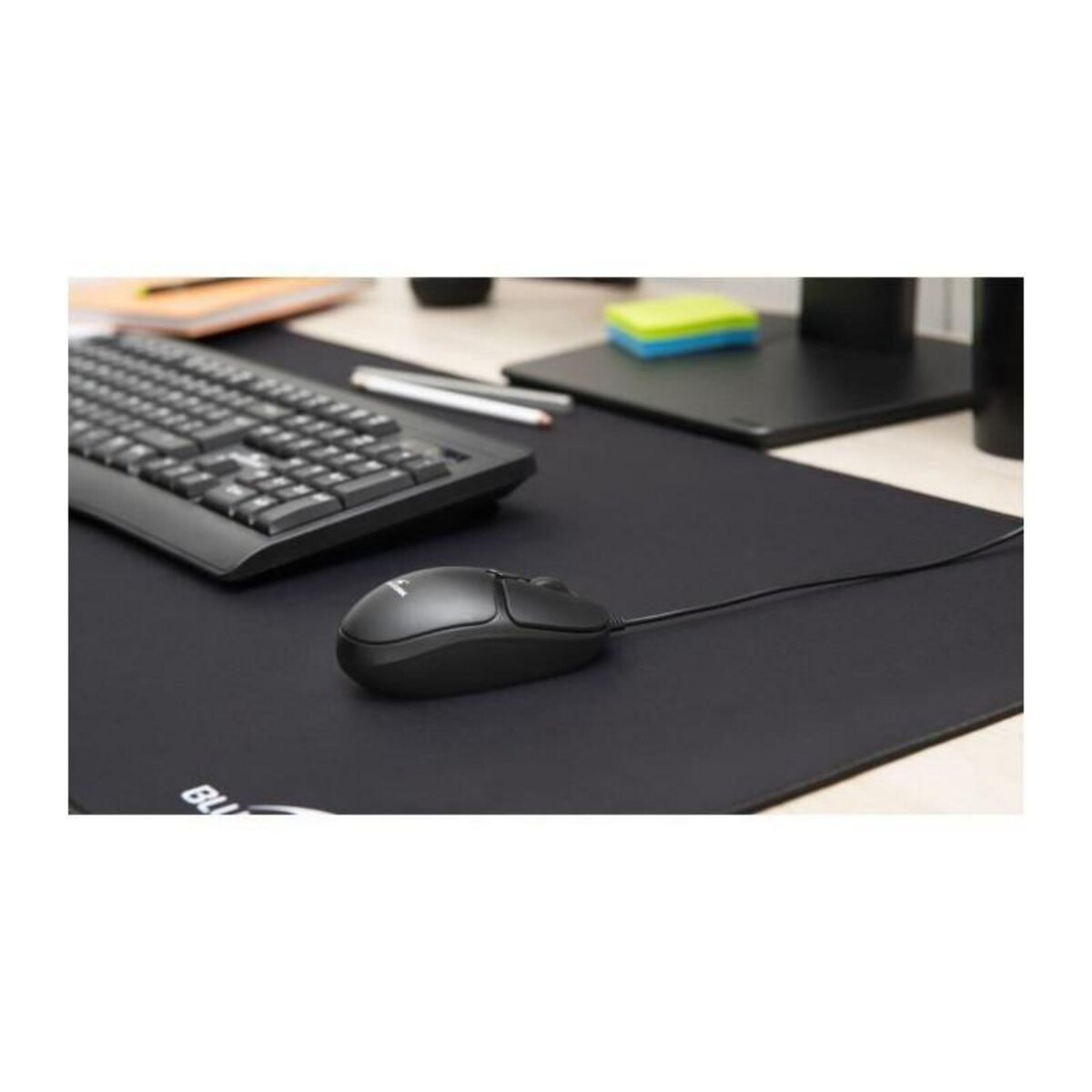 BLUESTORK Souris filaire - BLUESTORK - OFFICE 10 - PC /Mac - Noir