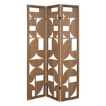 ATMOSPHERA Paravent Ajouré Design  Hernan  121x170cm Marron