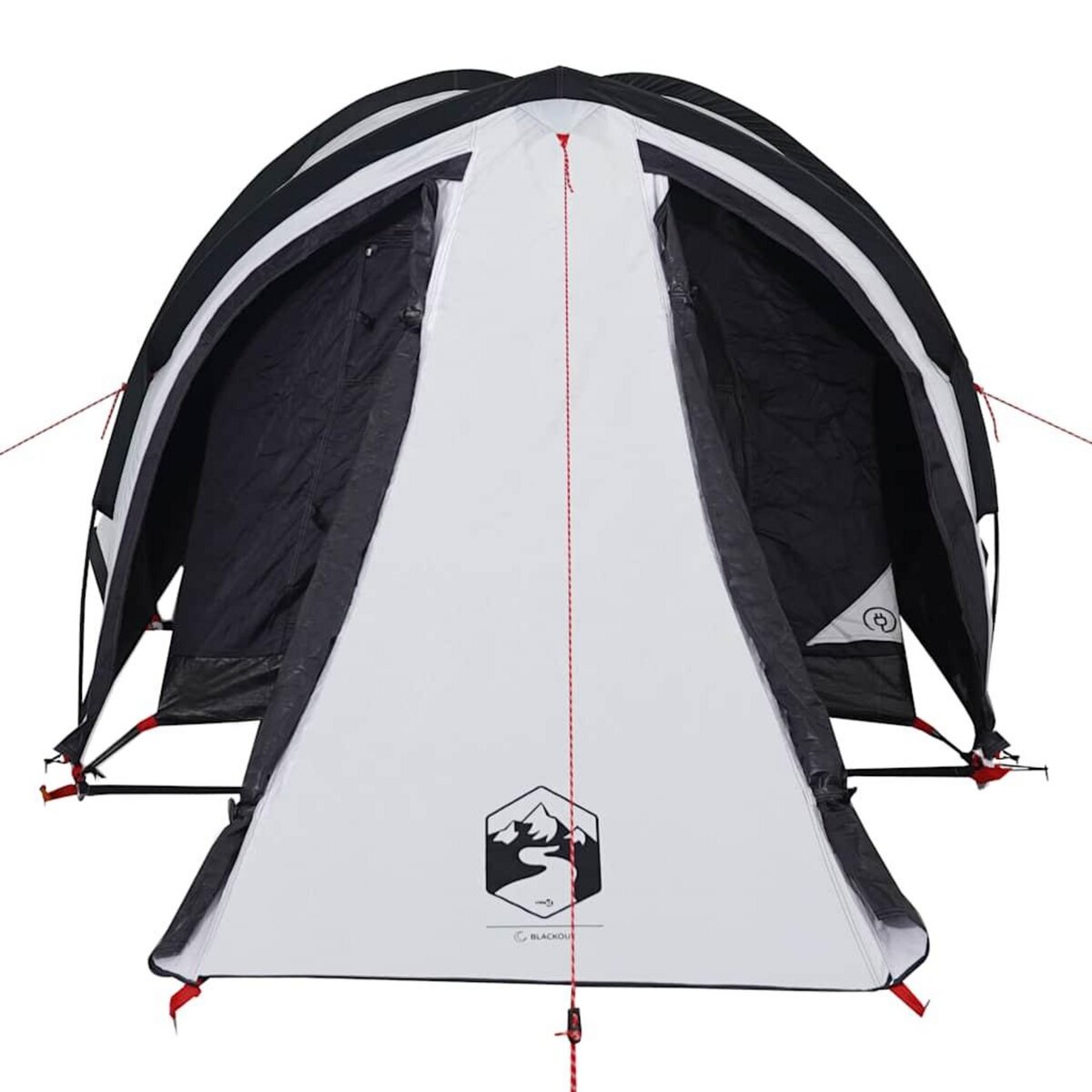 VIDAXL Tente de camping a dome 2 personnes tissu occultant impermeable